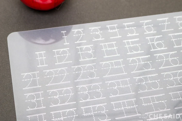 Dollar Store Tracing Mats cut on Cricut Explore, Cricut Maker