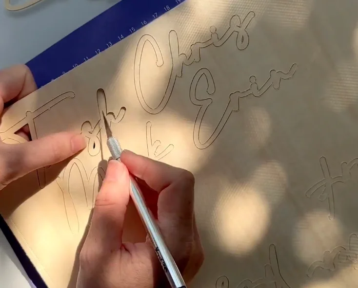 Balsa/Basswood Sheets  cut on Cricut Maker